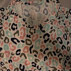 Mary Square Leopard Pajama Set Size XL - Never Worn